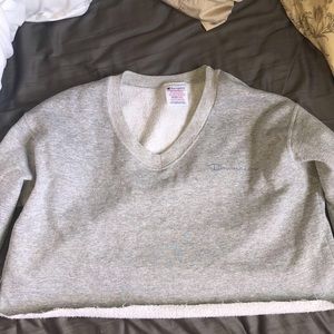 Cropped champion hoodie